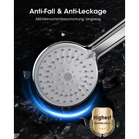 FASDUNT Water-Saving Shower Head - Jet Types