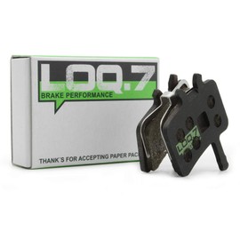 LOQ.7 Bicycle Brake Pads - Organic (Resin) for Avid Juicy 3, 5, 7, Ultimate, Avid BB7 Mechanical | SRAM Komfy | Promax DSK, Promax Hornet and Paddle