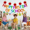 Happy First Day of School Banner – Pre-Strung Glitter Back