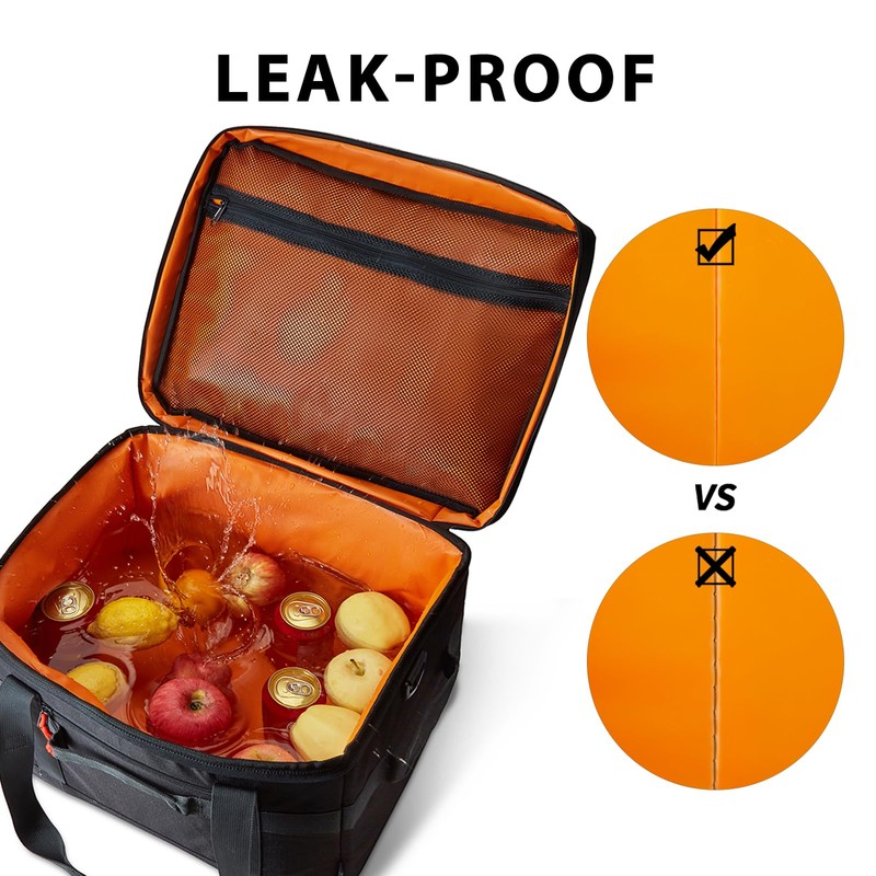 TOURIT Insulated Collapsible Cooler Bag, 48-Can 32L Large Soft Cooler