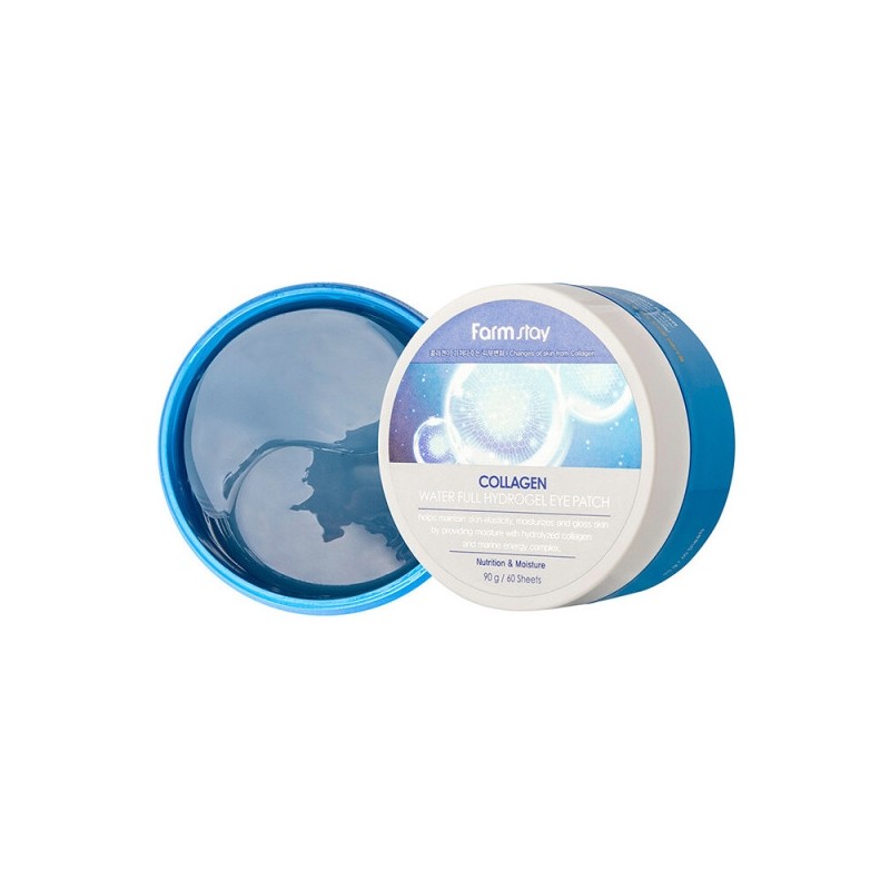 Farmstay Collagen Water Full Hydrogel Eye Patch 90g (60 sheets)