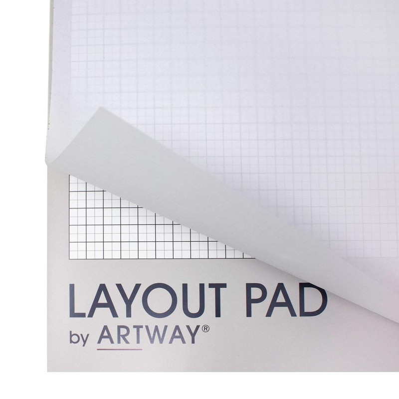 Artway - Grid Sketch Pad - 60gsm - 35 Sheets
