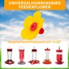 HJZHII 20pcs Hummingbird Feeders Replacement Flowers, Hummingbird Feeder Parts with
