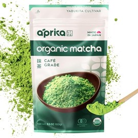 AprikaLife Organic Matcha Powder - Premium Japanese Green Tea