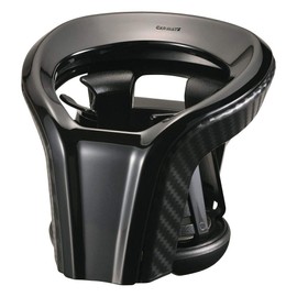 Carmate Car Drink Holder Cup Holder Quattro X Carbon Style Black DZ522