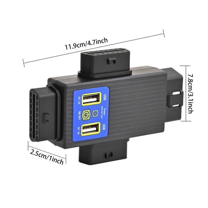 iKKEGOL Pocket OBD2 OBDII Full 16 Pin 1 Male to