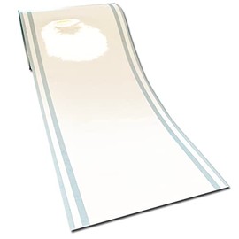 A1A Sales 8"x72" Vinyl Racing Stripes Decal Pinstripes Sticker Tape (White)