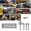 AIMALL 4PCS Wood Lathe Centre Set with MT1 Taper, Drive