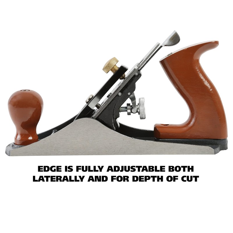 GreatNeck C4 Bench Hand Plane (9 Inch), 2 Inch Cutter,