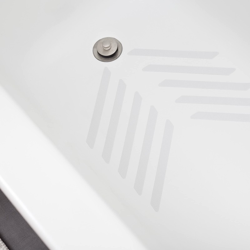 Duck Brand Adhesive Tub Tread Strips, 0.75 x 8.5-Inch Each,