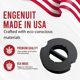 USA Made CordNut- 8Inch Heavy-Duty Cord Organizer & Cable Storage Reel, Tangle-Free Wrap for Power Cords, Chargers & Extension Cables -Durable, Space-Saving Design