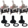 mxuteuk 3pcs Heavy Duty Rocker Toggle Switch 20A 125V SPST