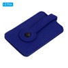 PATIKIL Retractable Key Case 2 Pack Felt Car Key Organiser