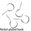 xiaozhenjida 30 Piece 2.8 inch Screw-in Hooks Heavy Duty Hooks