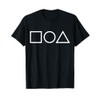 Square Circle and Triangle | Minimal Geometric Design T-Shirt