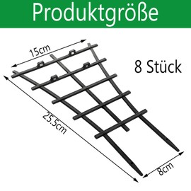 8 Stück Pflanzengitter Set, Rankgitter Balkon Wiederverwendbare Rankhilfe Zimmerpflanzen Garten Pflanzenstütze, Gurken rankhilfe Die Zusätzlichen Wachstumsraum für Pflanzen Bieten