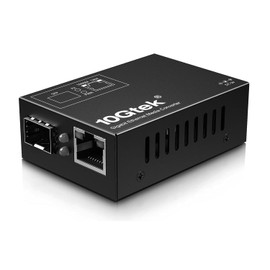 [Mini Size] Gigabit Ethernet Media Converter, Open SFP Fiber to Ethernet RJ45 Converter for 10/100/1000Base-Tx to SFP(SFP Slot Without Module), UL Certified