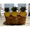 Longaberger Homemade Wooden Pineapple Basket Cuties for Longaberger Baskets