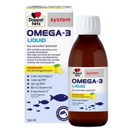 Doppelherz System Omega-3 Liquid, 150 ml
