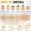 KOOTANS 66PCS Brass Pipe Fittings Assortment Kit NPT Adapter Fitting,
