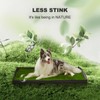 HQ4US 4LEGS Dog Grass Pad with Foldable Dog Litter Box,