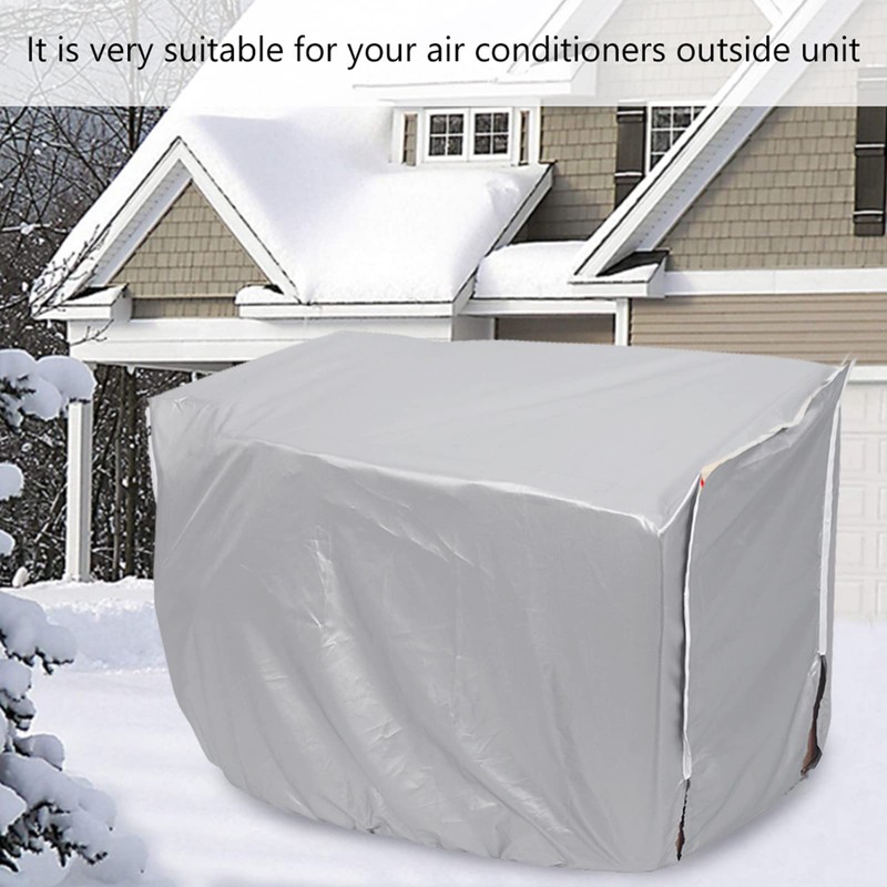 Universal Outdoor Air Conditioner Cover Air Conditioner Cover Dustproof Snow