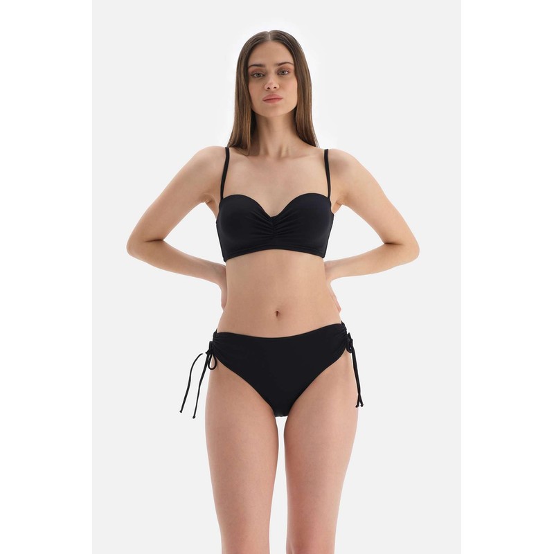 Dagi Women's Basic, Strapless Bikini Top, Black, 8