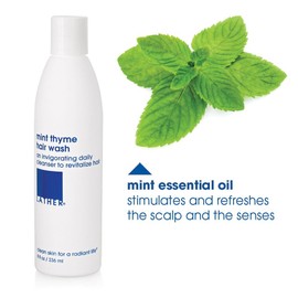 LATHER Mint Thyme Hair Wash, 8-Ounce Bottle