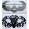 AIRBORNE JUMP and AIR ASSAULT WINGS Stack Window Sticker Decal