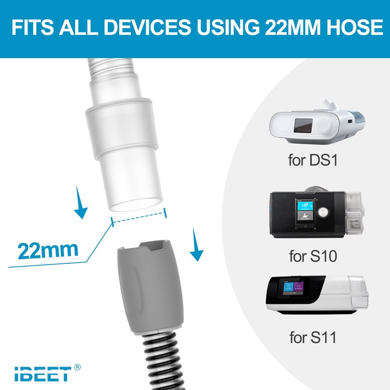 Replacement Tube Assembly for Wisp Nasal Mask, IBEET Short Tube