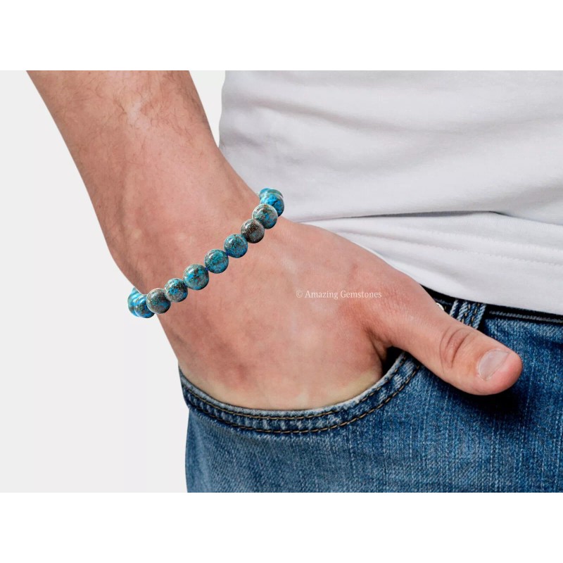 Amazing Gemstones Sea Pattern Bracelet - Adjustable