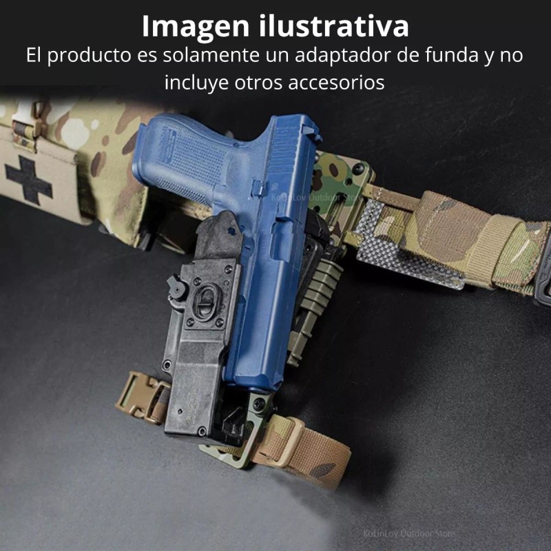 Estuchelandia Soporte Modular Adaptador Metalico Safariland Qls Blackhawk