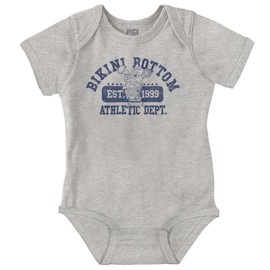 Brisco Brands SpongeBob Bikini Bottom Athletes Baby Romper Boys or Girls