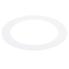 PATIKIL 7.76" ID 9.45" OD Goof Rings for Recessed Light, Matte White Goof Metal Trim Ring Lighting Fixture for Ceiling Wall Recessed Can Downlights