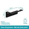 WEISSENSTEIN Toilettenpapierhalter Edelstahl ohne Bohren - WC-Rollenhalter selbstklebend - 16