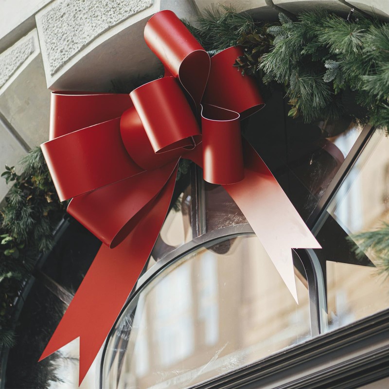 MECCANIXITY 10 Inch Metallic Large Big Pull Bow Gift Wrapping