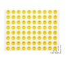 iplusmile 800pcs Ground Symbol Stickers Labels Safety Protective Earth Protective