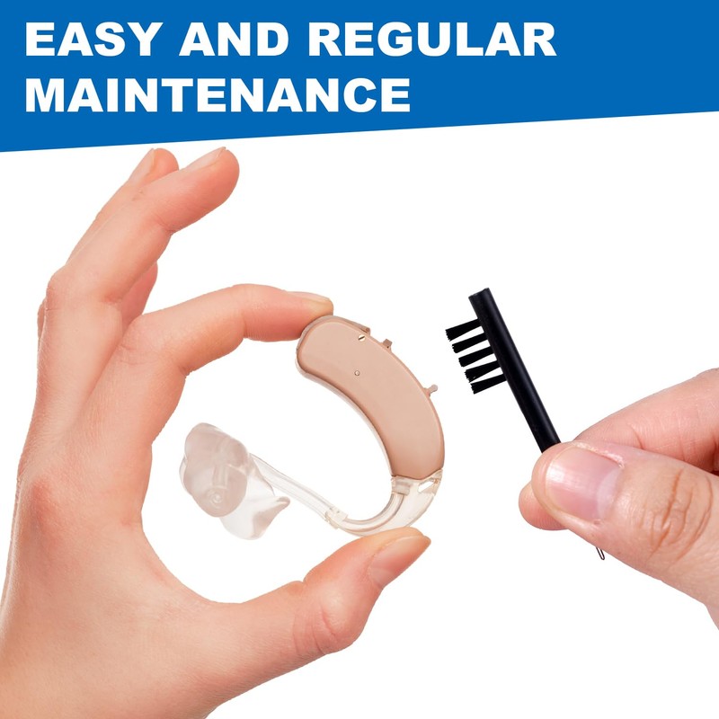 12pcs Hearing Aid Cleaning Kit, Hearing Aid Cleaning Tools Include