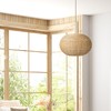 Ronyme Woven Rattan Lampshade Chandelier Lamp Cover for Living Room