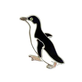 Red Parka Enamel Pin - Little Penguin