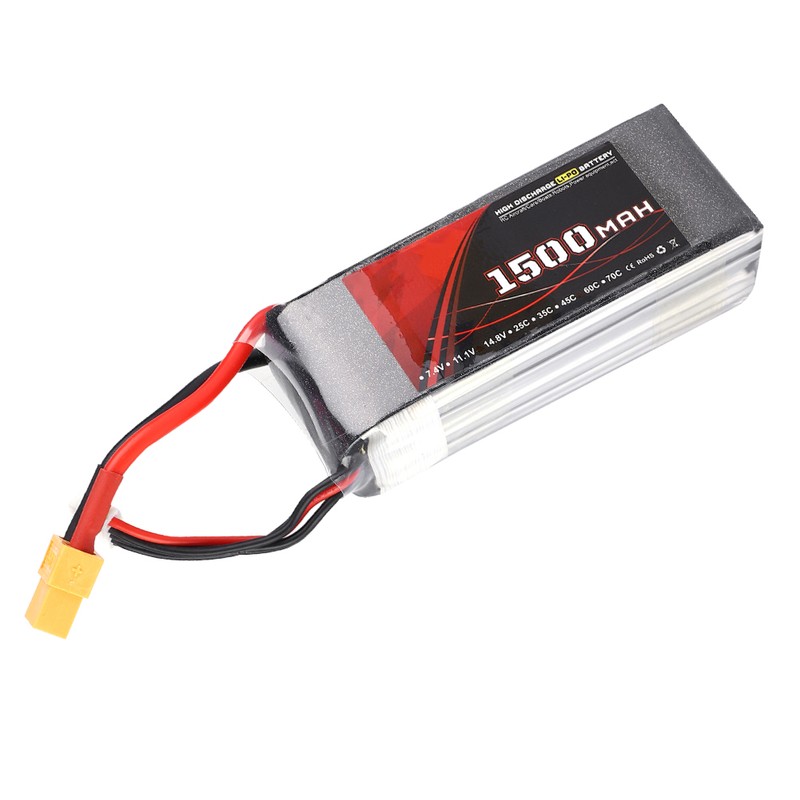 ENGPOW 14.8V 1500mAh 60C XT60 Plug Rechargeable Lithium LiPo Battery