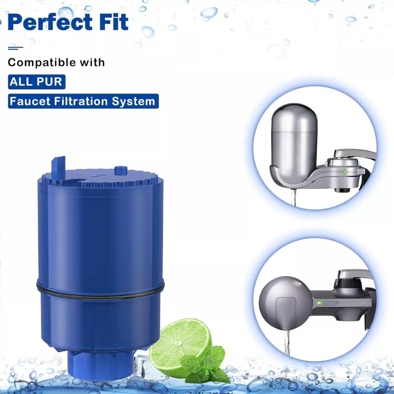 Fil-fresh Water Filter Replacement for RF-9999 FM-3700 Faucet, ANSI/NSF Certified,