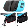 Wzenclave Waterproof Bike Saddle Bag Under Seat Bicycle Wedge Bag
