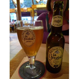 La Goudale Biere de Garde 0.25L Signature Glass Chalice Brasseurs de Gayant Brewery Douai, France