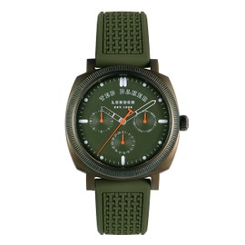 Ted Baker Gents Military Green Silicone Strap Watch (Model: BKPCNS3099I)