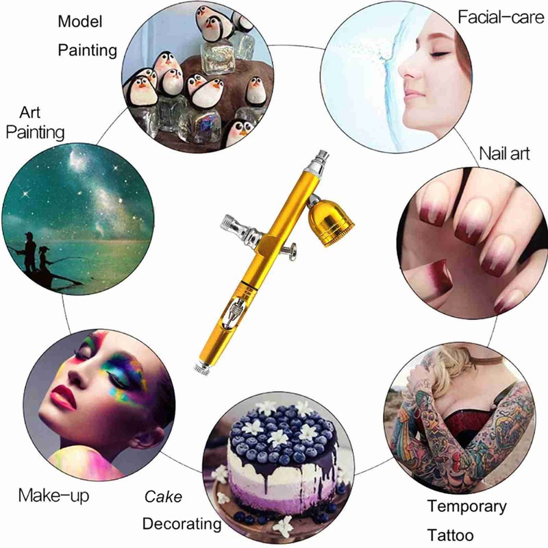 Airbrush Portable Handheld Airbrush Gun Accessories 0.3mm Nozzle for FX