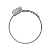 Hose Clamps Adjustable Pipe Clamps (Pack of 10) Galvanised Worm