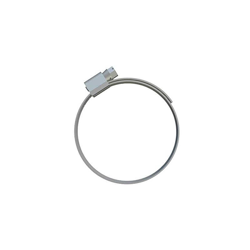 Hose Clamps Adjustable Pipe Clamps (Pack of 10) Galvanised Worm