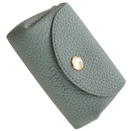 ALTROSE Dora Ribbon Bifold Wallet, Mini Wallet, Small, Card, Box Coin, Bill Holder, grain blue