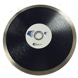 7- Inch Diamond Saw Blade Continuous Rim Wet for Cutting Tile, Porcelain, Brick, Concrete